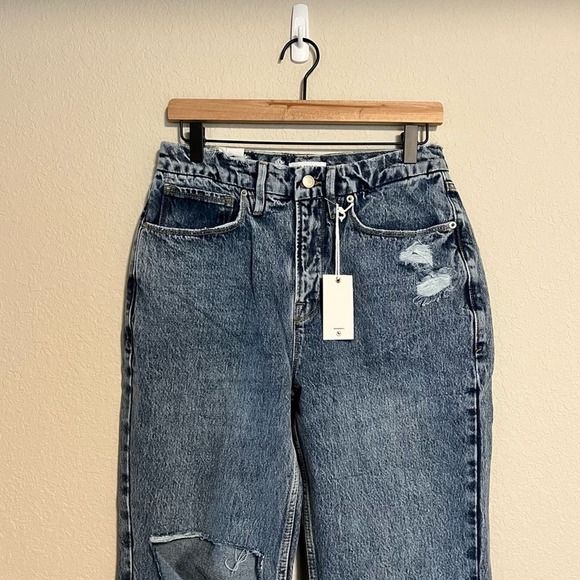 Good American Blue Distressed Jeans - Picture 3 of 11